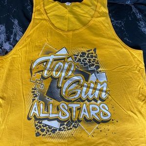 Yellow Top Gun Allatars Tank Top